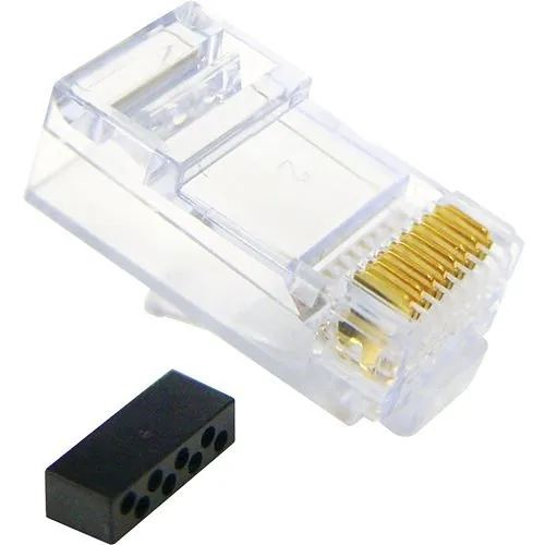 ICC ICMP8P8C6E CAT6 Solid/Stranded Modular Plug in 100 Pack