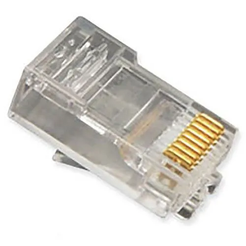 ICC ICMP8P8CFT Flat-Entry Stranded Modular Plug in 8P8C, 100-Pack