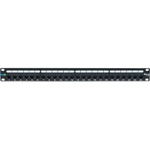 ICC ICMPP0246B Patch Panel, CAT6a, 24-Port, 1 Rms