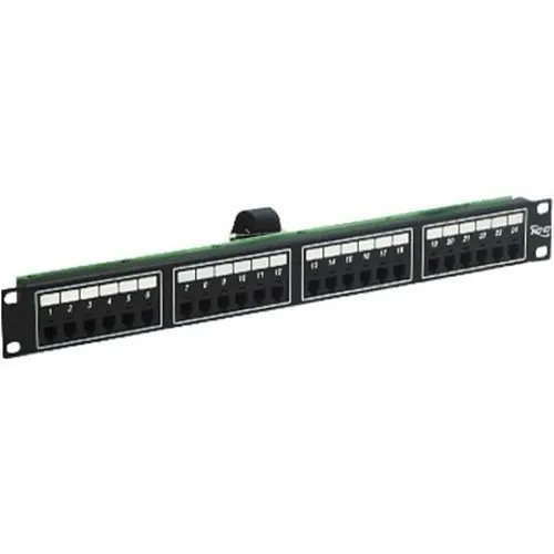 ICC ICMPP24T2C Voice 8P2C Patch Panel with Male Telco in 24-Port and 1U