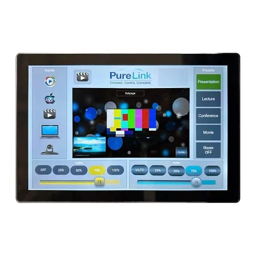PureLink ICON-T10W 10" Wall Mount Touch Screen Controller with EZ Control