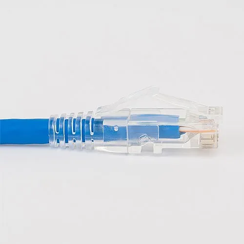 ICC ICPCSF03BL Patch Cord, CAT6, Clear Boot, Blue, 3Ft, 25-Pack