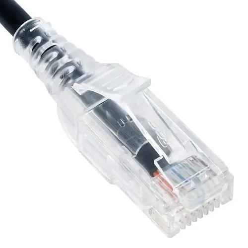 ICC ICPCSH01BK Category 6 Patch Cable, 1', Black