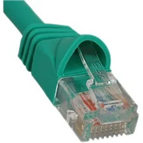 ICC ICPCSJ05GN CAT5e Molded Boot Patch Cord, 5', Green