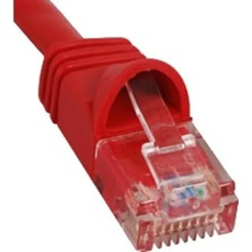 ICC ICPCSJ07RD Ultra Slim CAT5(e) 24/4 Pair Cable, Stranded BC, CMG, FT4, 7', Red