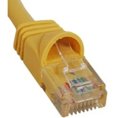 ICC ICPCSJ07YL CAT5e Molded Boot Patch Cord, 7' (2.1m), Yellow