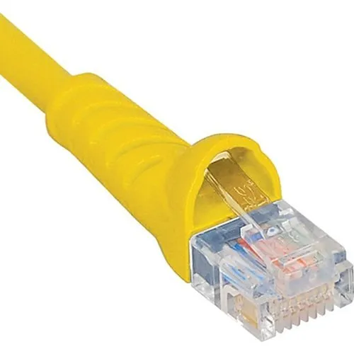 ICC ICPCSK10YL CAT6 Molded Boot Patch Cord, 10', Yellow