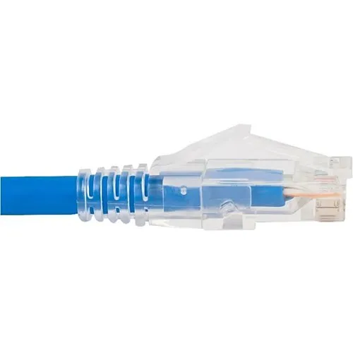 ICC ICPCST03BL CAT6 Clear Boot Patch Cord, 3' (.9m), Blue