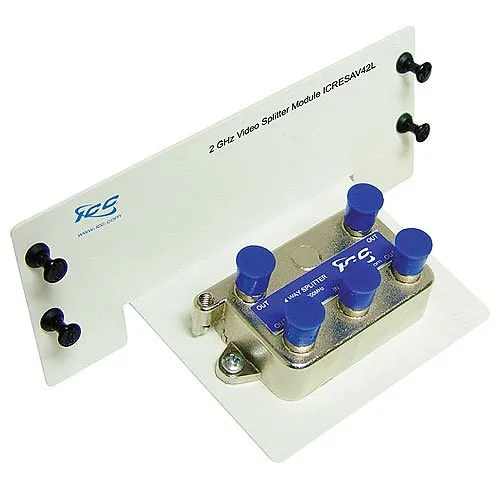 ICC ICRESAV42L 2ghz Video Splitter Module, 4-Port