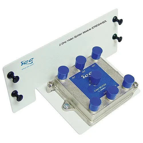 ICC ICRESAV62L 2ghz Video Splitter Module, 6-Port