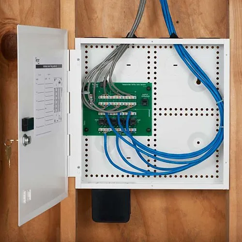 ICC ICRESDC14W 14" Wiring Enclosure Voice and Data Combo with Door (Model W)