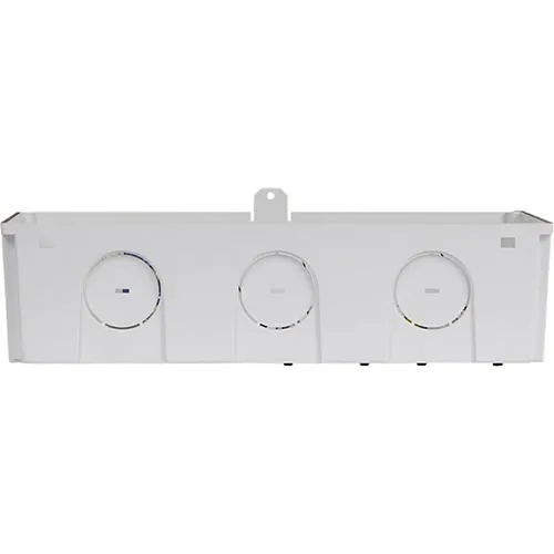 ICC ICRESDC9PW 9" Plastic Enclosures Media Center Voice / Data, 8-Port Voice with RJ-31X, 8-Port CAT5e