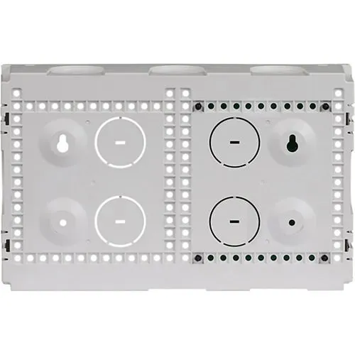 ICC ICRESDC9PW 9" Plastic Enclosures Media Center Voice / Data, 8-Port Voice with RJ-31X, 8-Port CAT5e