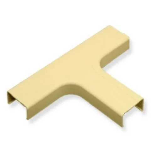 ICC ICRW11TOIV 3/4" Cable Raceway Tee, Ivory, 10-Pack