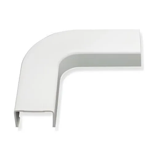 ICC ICRW12EOWH 1 1/4" Flat Elbow 90, Cable Management, White, 10-Pack