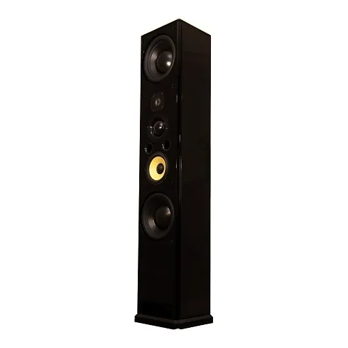 Induction Dynamics ID1-BG Single Speaker Tower, Black Gloss