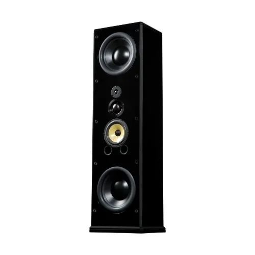 Induction Dynamics ID1.15-BG Single Speaker Tower, Black Gloss