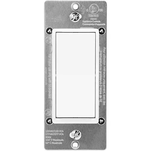 iDevices IDEVZ03DW ZWave Enabled RF Decorator Add-on Switch for Switch or Dimmer, Multi-Way Switch, 120VAC, White