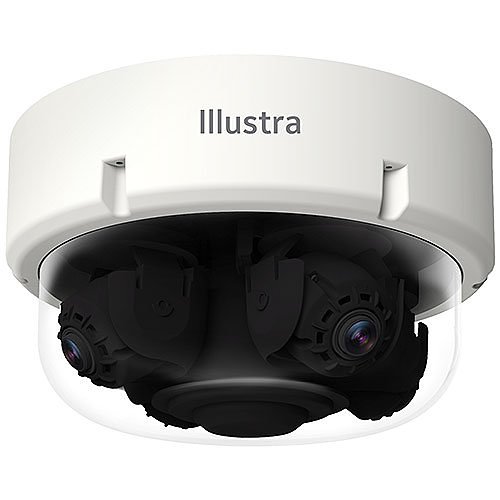 American Dynamics IPS20-M12-OIA4 Illustra Pro Gen4 20MP IR Multisensor Camera, 2.7-13.5mm Lens, White