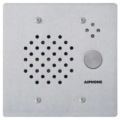 Aiphone IE-SS/A 2-Gang Door Station, Flush Mount for use with SBX-2G, Stainless Steel