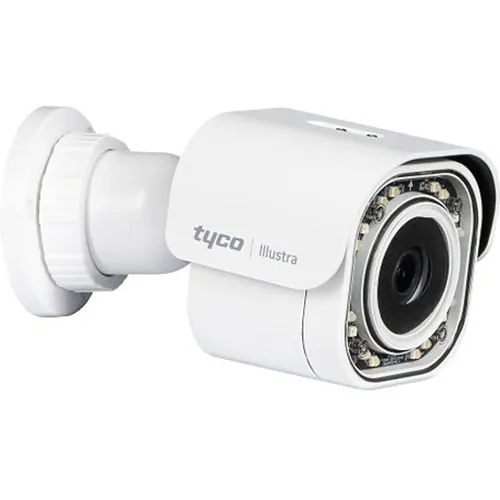 American Dynamics IES02-B10-BI04 Illustra Essentials 2MP Outdoor IP IR Bullet Camera, 2.8mm Lens, White