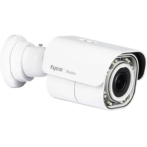 American Dynamics IES02-B12-BI04 Illustra Essentials 2MP Outdoor IP IR Bullet Camera, 2.7-13.5mm Lens, White
