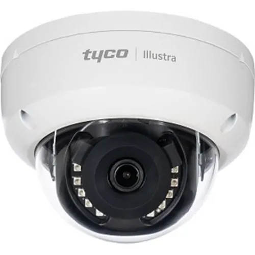 American Dynamics IES02-D10-OI04 Illustra Essentials 2MP Outdoor IP IR Mini-Dome Camera, 2.8mm Lens, White