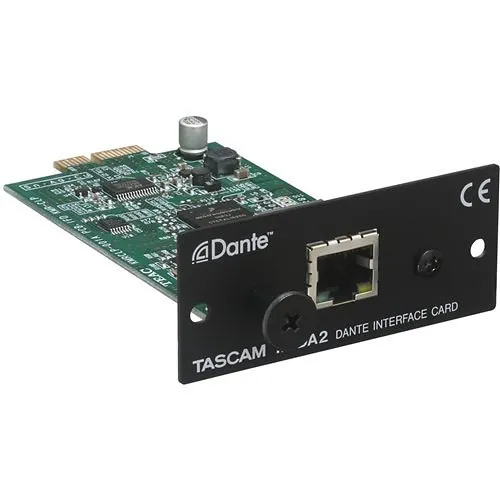 TASCAM IF-DA2 Dante Interface Card for SS-R250N, SS-CDR250N Audio Recorders