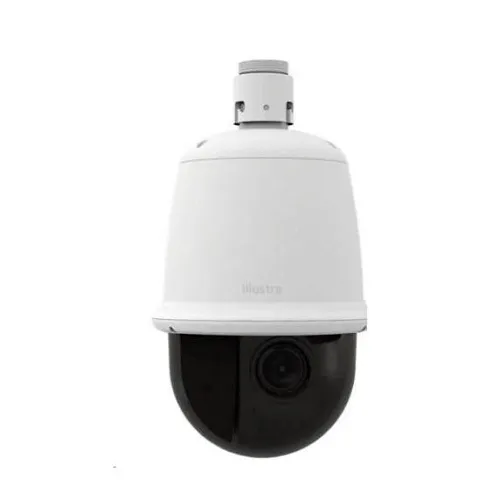 American Dynamics IFS02-P07-ATA4 2MP Illustra Flex Gen 4 PTZ IP Camera, Edge AI, TDN, TWDR, Indoor, Smoked Bubble