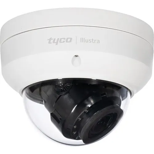 American Dynamics IFS08-D22-OI03 Illustra Flex 8MP 4K Gen3 Outdoor Dome Camera, 4.17-9.48mm Lens, Signal White
