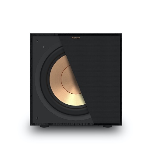 Klipsch KLP-R-101SW-BL Reference Series Subwoofer with Low Pass Crossover and Phase Control, LINE/LFE Inputs, Black