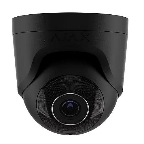 AJAX TC5MP4B 5MP Wired IP 3K WDR Turret Camera with 75-85° Viewing Angle, 4mm Lens, Black