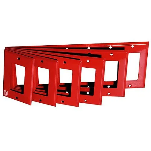 SAE IGP1R Infinity-Series IGP Single-Gang Faceplate, Red