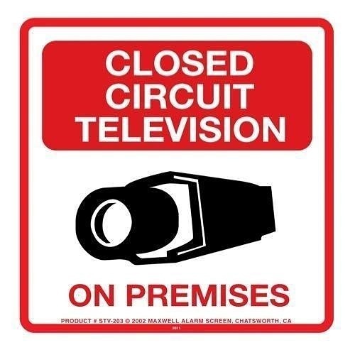 Maxwell STV203 CCTV On-Premise, 8.5" x 11"