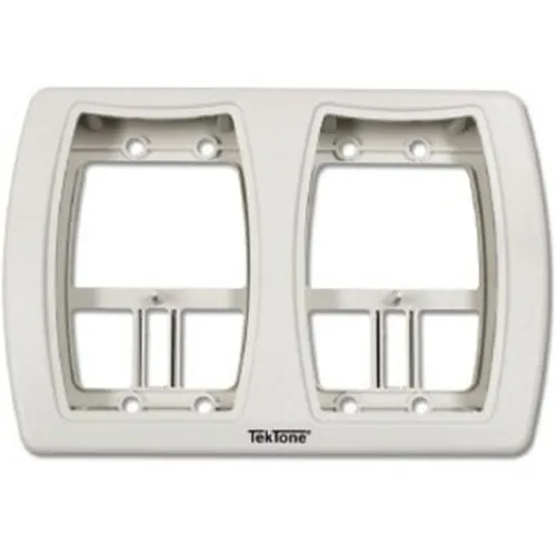TekTone IH122K Dual-Gang Mounting Kit- Bezel and Plate for SF121, SF122 and SF123