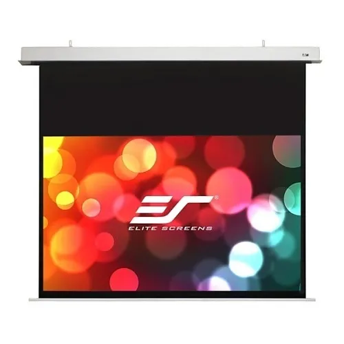 Elite Screens IHOME140H3-E6-AUHD Evanesce AcousticPro UHD Series 140" Electric Tab-Tensioned Projection Screen with AcousticPro UHD
