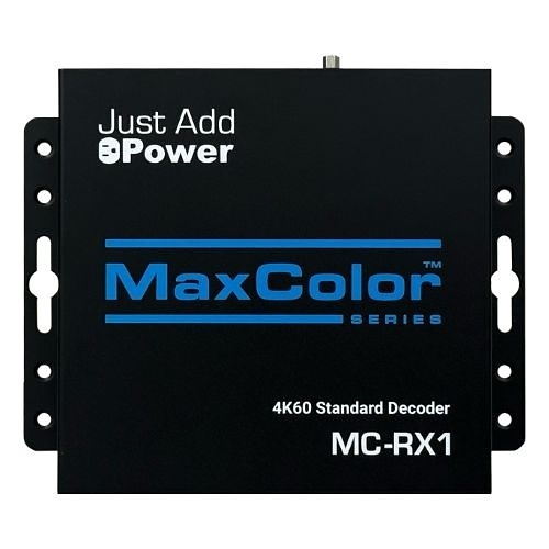 Just Add Power MC-RX1 Series 4:4:4 MaxColor 4K Receiver, 36-Bit Color in and Out
