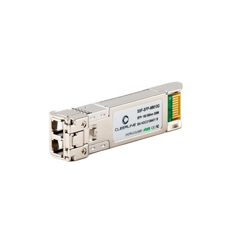 Cleerline SSF-SFP-MM10G 10G SFP+ Transceiver MM 10GBase-SR, 850nm, 300m Max Reach