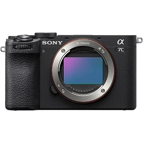 Sony ILCE-7CM2/B Alpha 7C II Full-Frame Interchangeable Lens Hybrid Camera, Black
