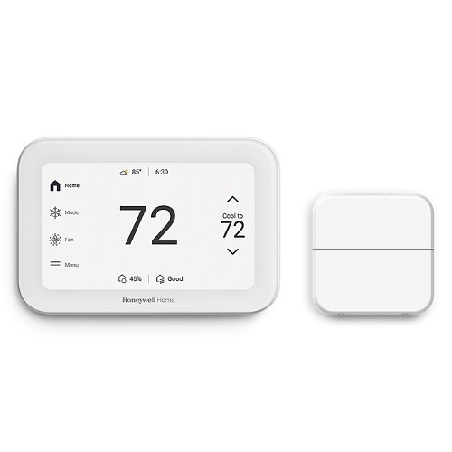 Honeywell Home THX1200W5/U ElitePro S1200 Smart Thermostat, 5" Touchscreen, White
