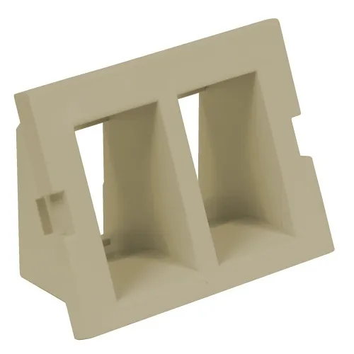 Hubbell IM2IA15EI 2-Port INFINI Module Plate, 1.5-Unit, Electric Ivory