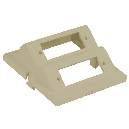 Hubbell IM2SCA2EI 2-Duplex Audio / Video Unloaded Module, SC Angled, 2-Unit, Electric Ivory