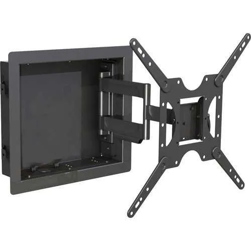 Peerless-AV IM746P In-Wall Mount for 32"-50" Displays, 19.29" x 16.65" x 11.81" D, Black