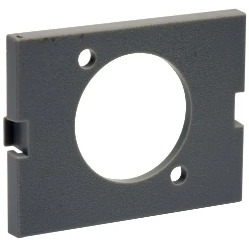 Hubbell IMAVB15GY iStation Audio / Video Unloaded Module, 1.5-Unit, 10-Pack, Gray