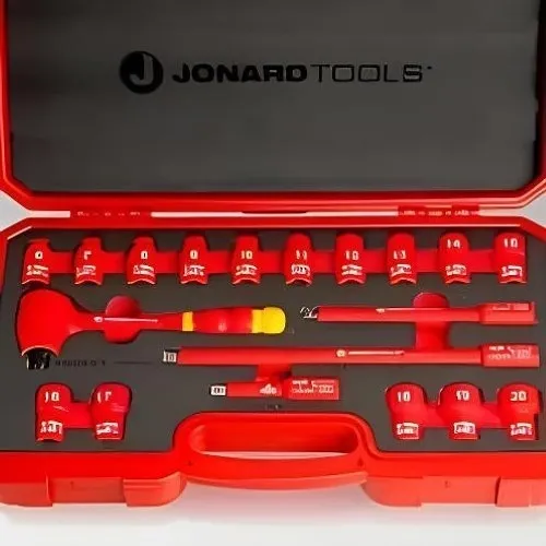 Jonard Tools INSS-19M Insulated 19-Piece Metric Socket Set