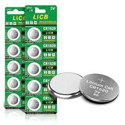 Nascom ION-CR1620-10 Panasonic Lithium Battery CR1620, 10-pack