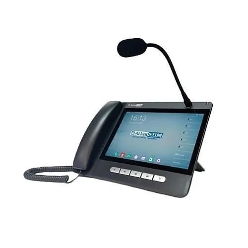 AtlasIED IP-CONSOLE-GH PoE IP Console with Gooseneck Mic and Handset
