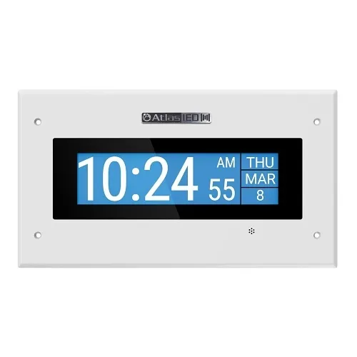AtlasIED IP-DM PoE+ Indoor Wall Mount LCD Endpoint with Talkback Microphone