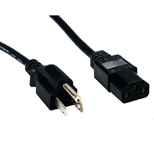 Comprehensive PWC-BK-6 Standard PC Power Cord, 6', Black