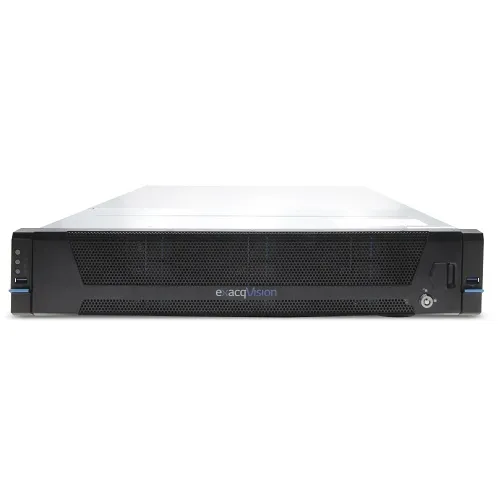 Exacq IP08-48T-FAW A-Series IP Rackmount Frontload NVR with 8 IP Licenses, 2U, Windows 10 IoT Ent LTSC, 16GB RAM, RAID5, 40TB